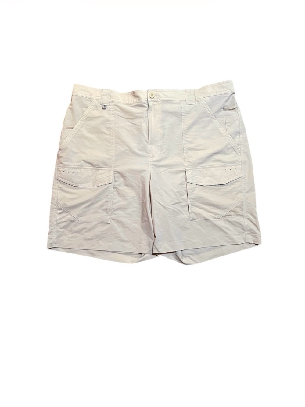 Columbia Women's Light Beige Cargo Shorts with Utility Pockets Size XL